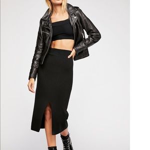 NWT Free People Skyline Midi Skirt